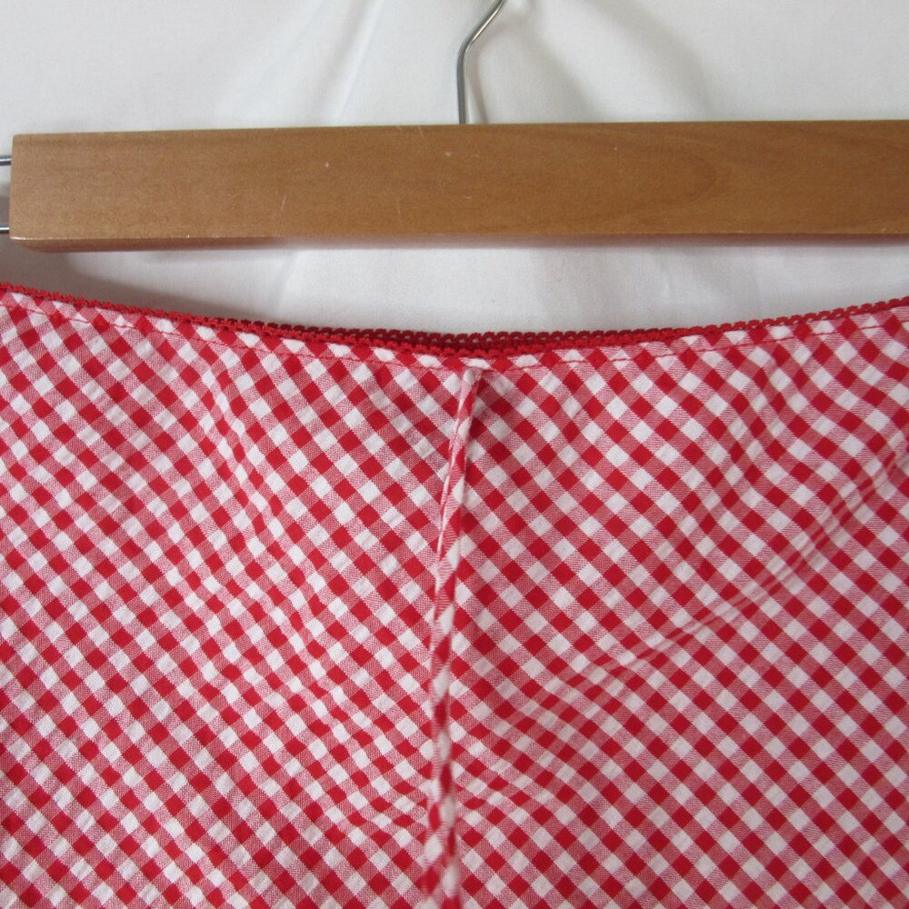 Wild Fable Maxi Skirt Red White Gingham Straight Column Size XXL NWOT - Picture 6 of 13